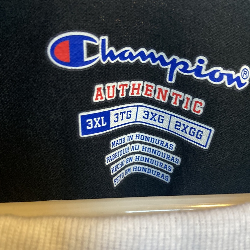 🆕 Champion black and white 3/4 sleeve tee brand new !! - Picture 2 of 3